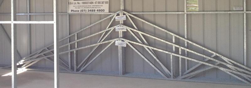 steel stud truss - 15 degree - backwall - suit goldstar